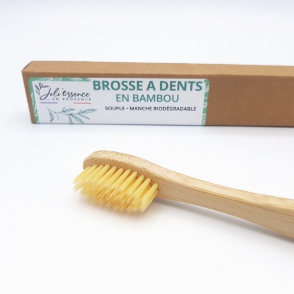 Brosse à dents en bambou - Photo n°2