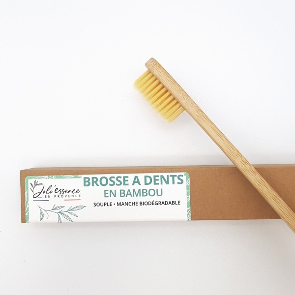 Brosse à dents en bambou - Photo n°1