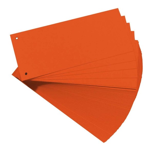 Intercalaires - Pour A4 - Rectangulaire - Orange - Photo n°1