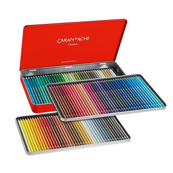 Boîte de 120 crayons de couleur Caran d'Ache Pablo couleur permanente - Photo n°2