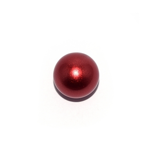 Boule musicale rouge métallisé 16 mm pour bola de grossesse - Photo n°1