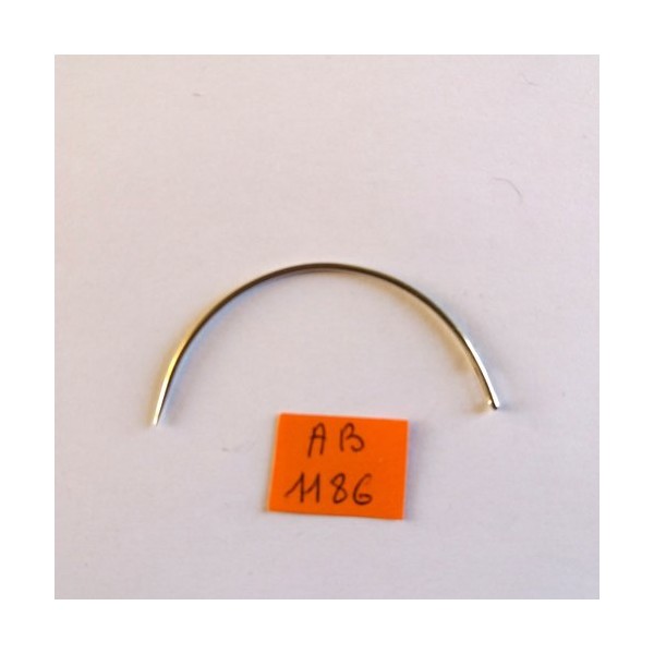 1 Aiguille courbée - métal argenté - BOHIN Frfance - AB1186 - Photo n°1