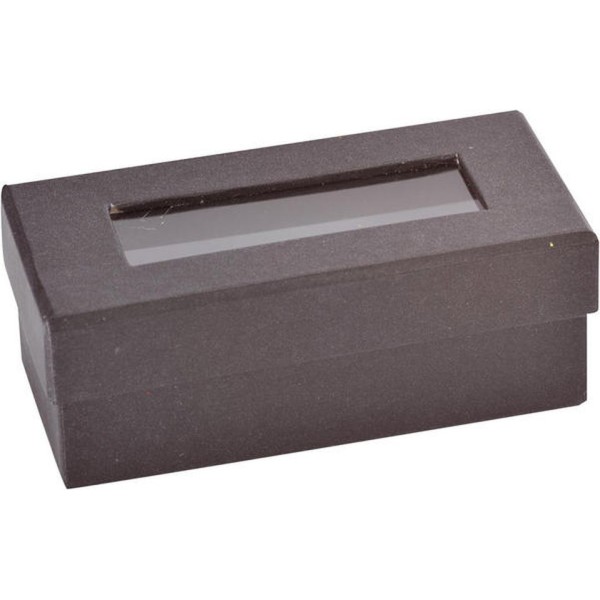 Mini boite à dragées rectangulaire noire lot de 6 - Photo n°1