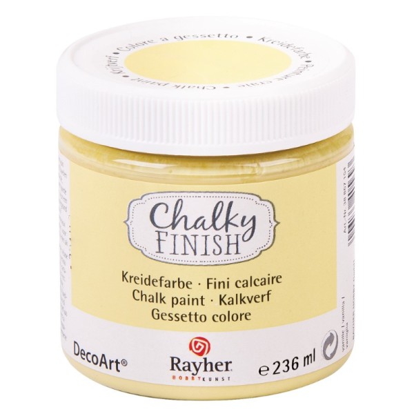 Peinture Chalky Finish Rayher - 236 ml - Vanille - Photo n°1