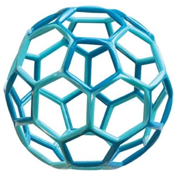 Balle hexagonale bleu - Photo n°1