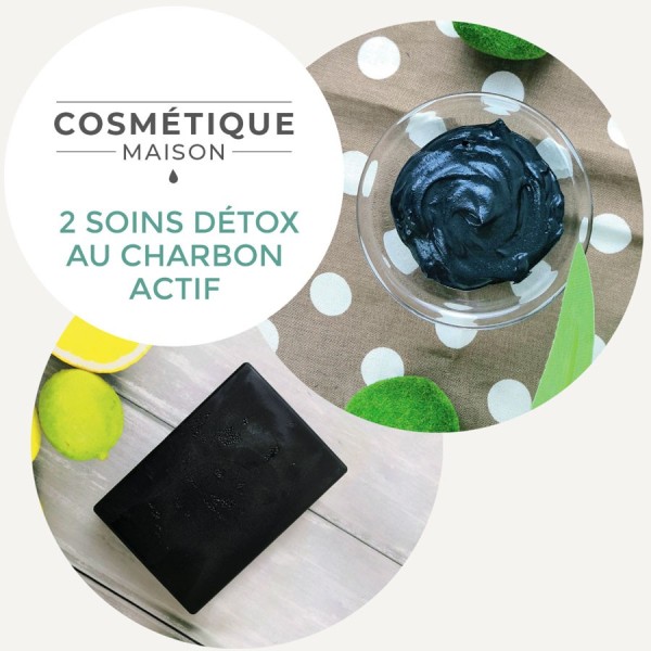 Kit DIY Soins détox au charbon actif - Cosmétique Maison - Photo n°3