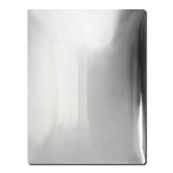 Plaque aluminium incurvée 18 x 24 x 1 cm - Photo n°1