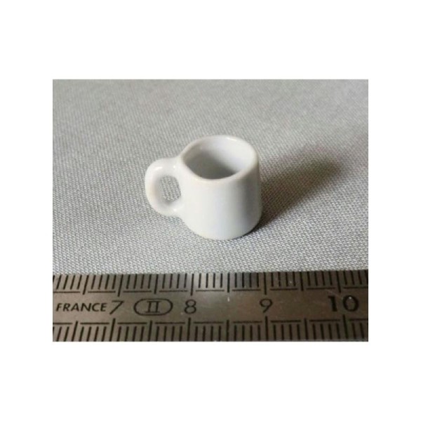 Mug 10mm Céramique Blanche - Photo n°2