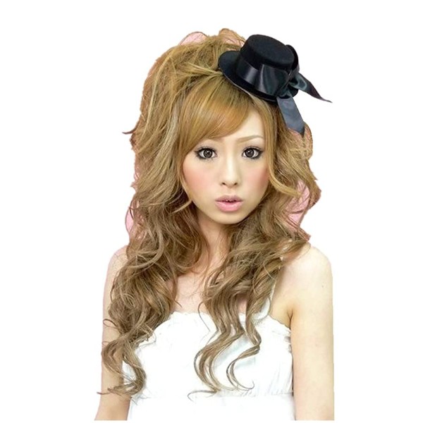 Bibi Mini Chapeau Petit Chapeau Ajoute Déco Pince Bijoux Cheveux Lolita Victorien Japonais - Photo n°1