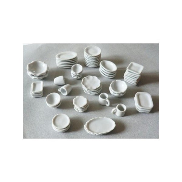 Lot 50 Assortiment Vaisselle Miniature Céramique - Photo n°1
