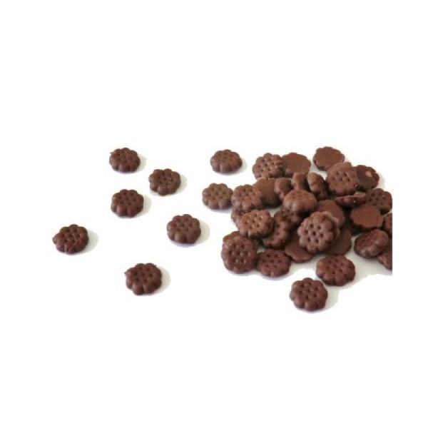 20x Miniatures Sablés Chocolat 5mm - Photo n°1