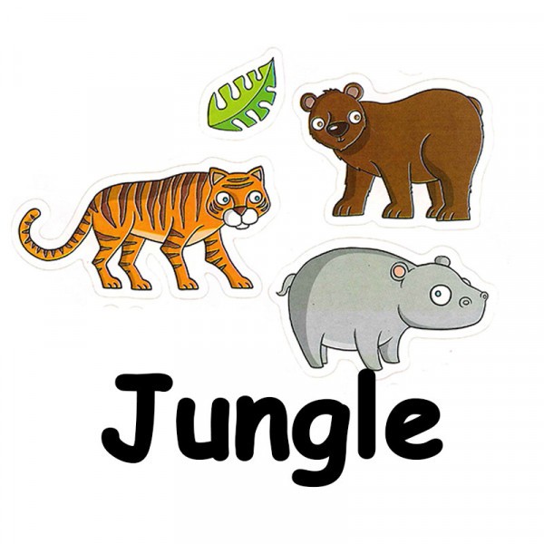 Gommettes thème la jungle repositionnable Apli Kids - Photo n°2