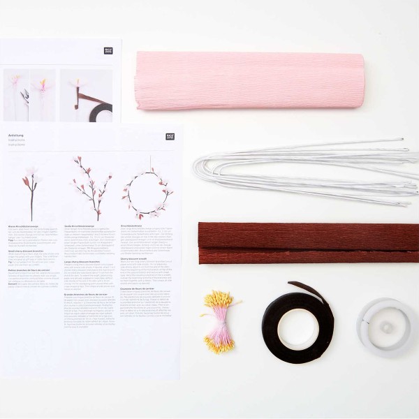 Kit DIY bricolage - Branche de fleurs de cerisier - Photo n°3