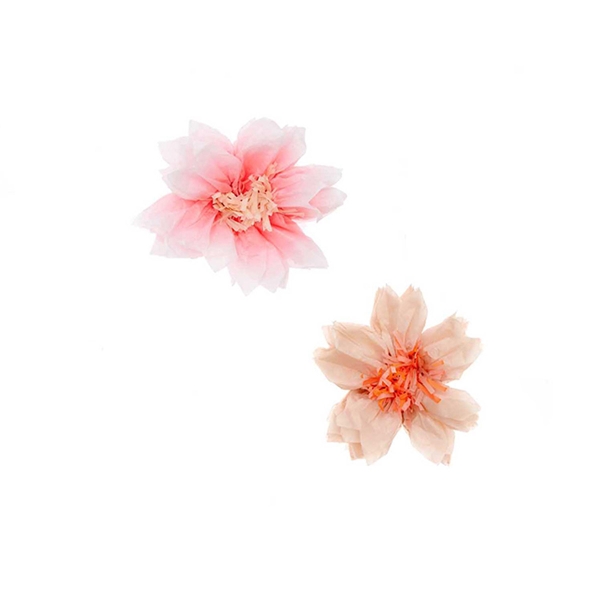 Fleurs déco en papier de soie Sakura - 25 cm - 2 pcs - Photo n°1