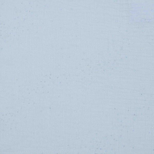 Tissu double gaze de coton Sakura Rico Design - Bleu ciel détail Foil - Par 10 cm - Photo n°1