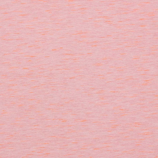 Tissu Jersey chiné Sakura Rico Design - Pêche / Orange fluo - Vendu par 10 cm - Photo n°1