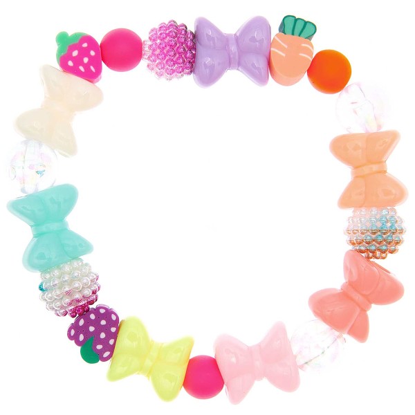 Mini kit perles enfant - Noeud et Fruit - 1 bracelet - Photo n°2