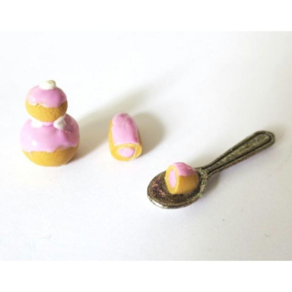 Set Pâtisseries Miniatures ROSE - Photo n°1