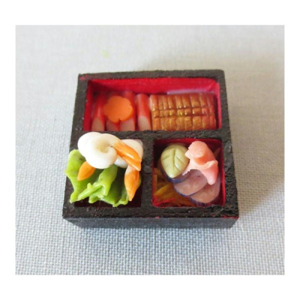 1x Bento Sushi Miniature 25mm - Photo n°1