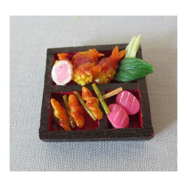 1x Bento Sushi Miniature 25mm - Photo n°1