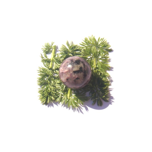 RARE MINI Sphère Charoïte violette multicolore 2 CM de diamètre ( Russie ) - Photo n°3