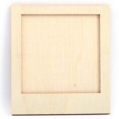 Cadre photo polaroid en bois - 9,4 x 11 x 0,6 cm