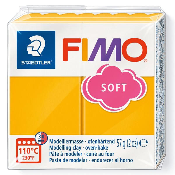 Pâte Fimo Soft - Mangue caramel 10 - 57 g - Photo n°1