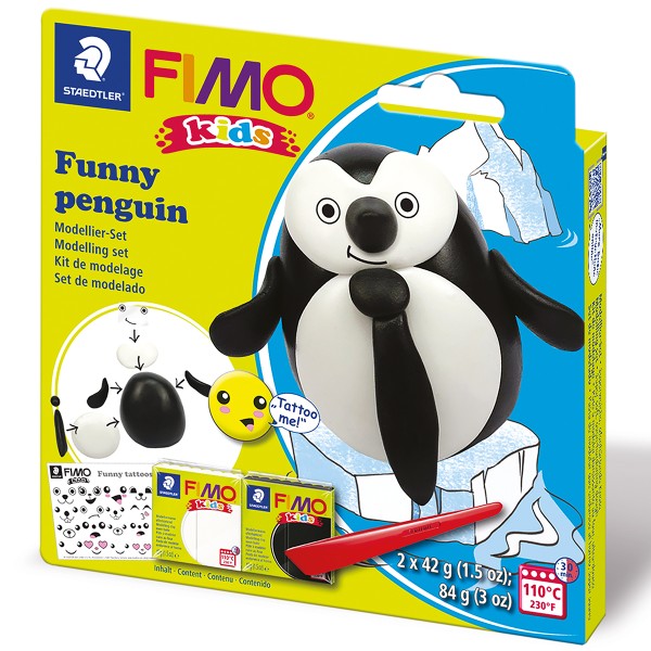 Mini Kit Fimo Kids - Pingouin - Photo n°1