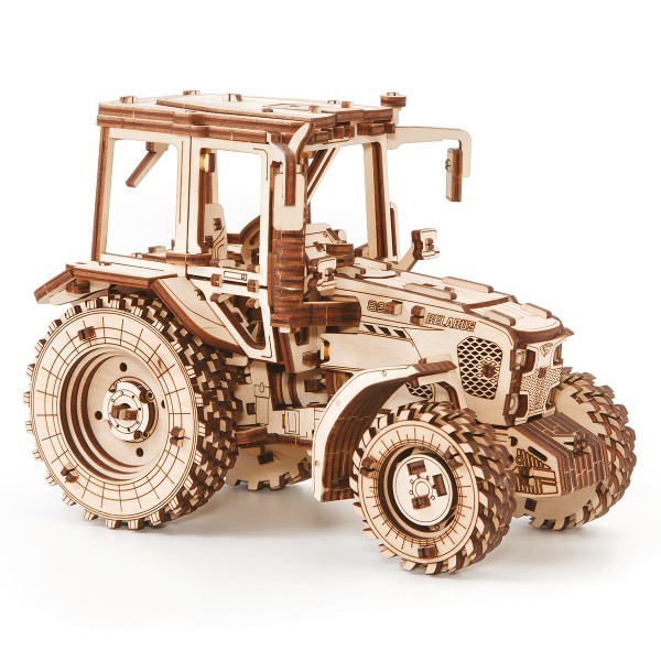 Puzzle 3D mécanique en bois - Tracteur - 21,8 x 11,8 x 15,5 cm - 269 pcs - Photo n°2