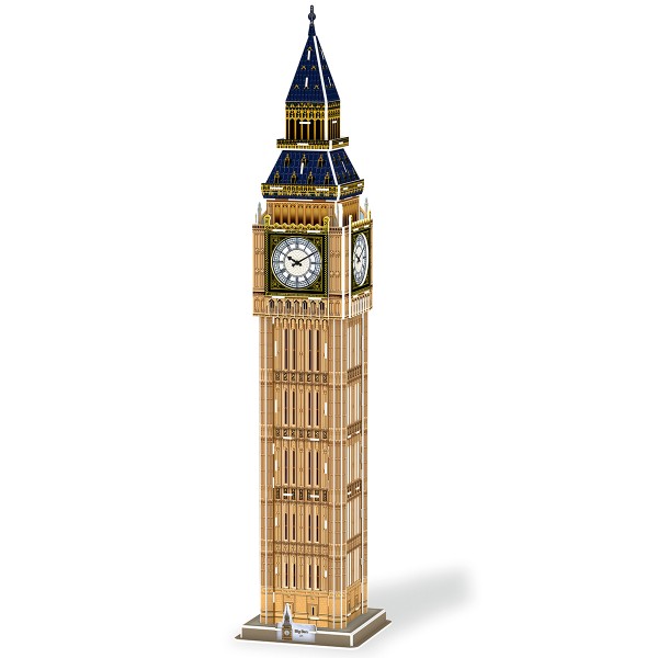 Puzzle 3D maquette - Big Ben - 12 x 12 x 58,5 cm - 57 pcs - Photo n°2