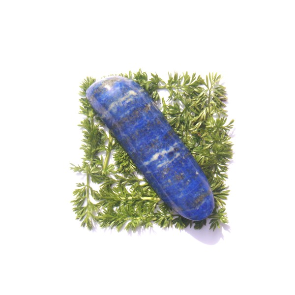 Pierre roulée Lapis Lazuli 8.8 CM x 2.8 CM x 1.5 CM (65.6 grammes ) - Photo n°1