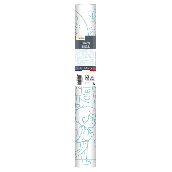 Rouleau de coloriage Graffy Roll - École - 35 cm x 5 mètres - Photo n°1