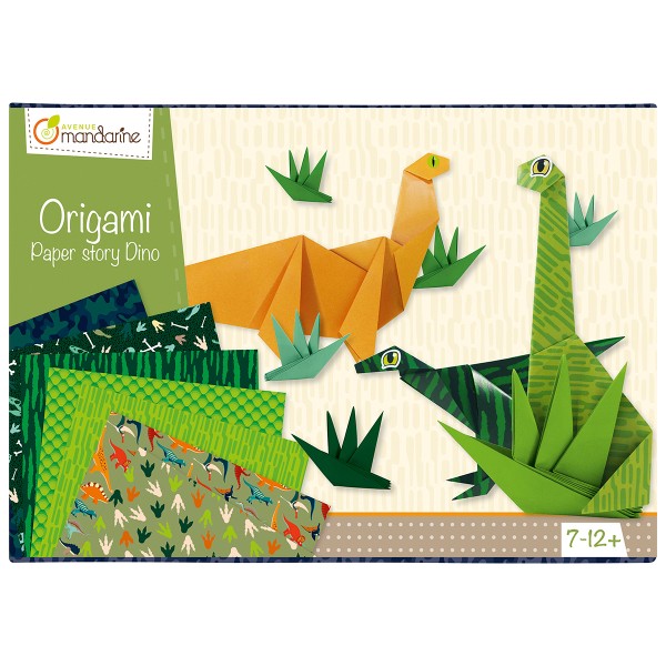Coffret Créatif Origami - Dinosaures - 40 feuilles - Photo n°1