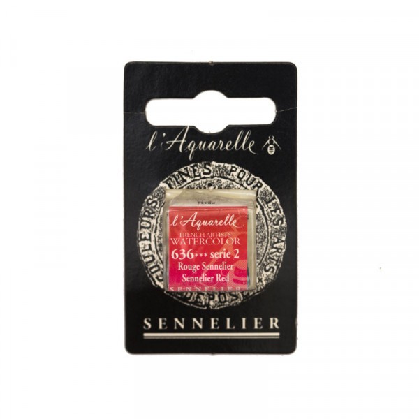 Aquarelle Extra-Fine 1/2 Godet Rouge Sennelier - Photo n°1