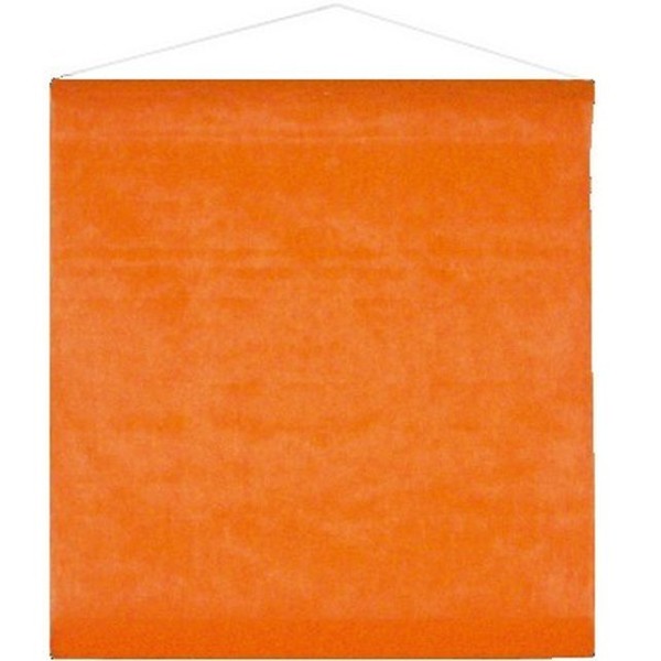 Tenture mariage intissée orange 80cm x12mètres - Photo n°1