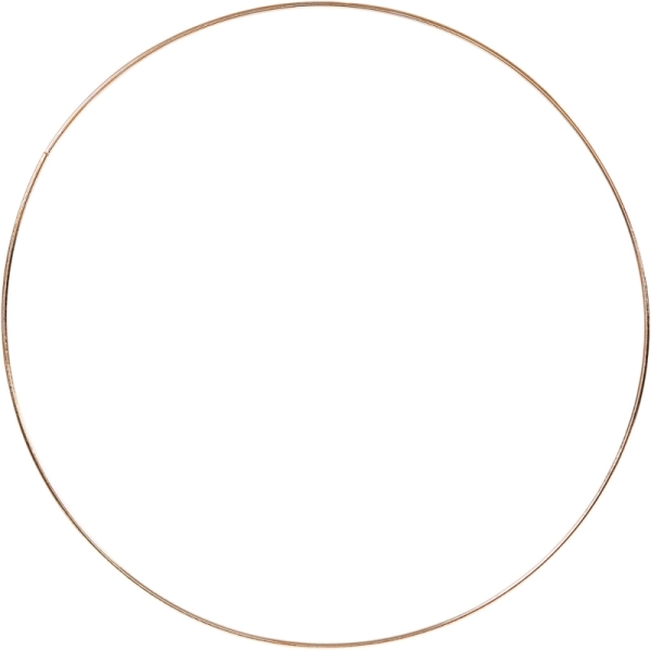 Cercle nu en métal - Doré - 30 cm - Photo n°1