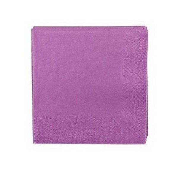 Serviette en papier lilas foncé - Photo n°1