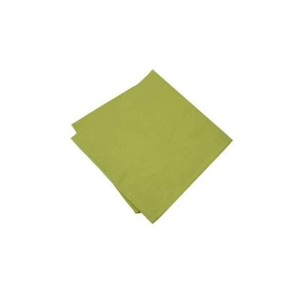 Serviette de table polyester unie vert anis - Photo n°1