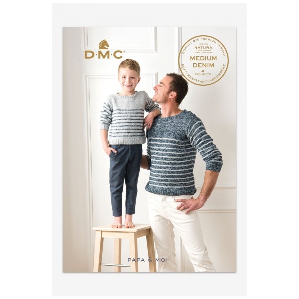 Livre Tricot DMC - Papa et Moi - 4 modèles Matchy/Matchy - Photo n°1