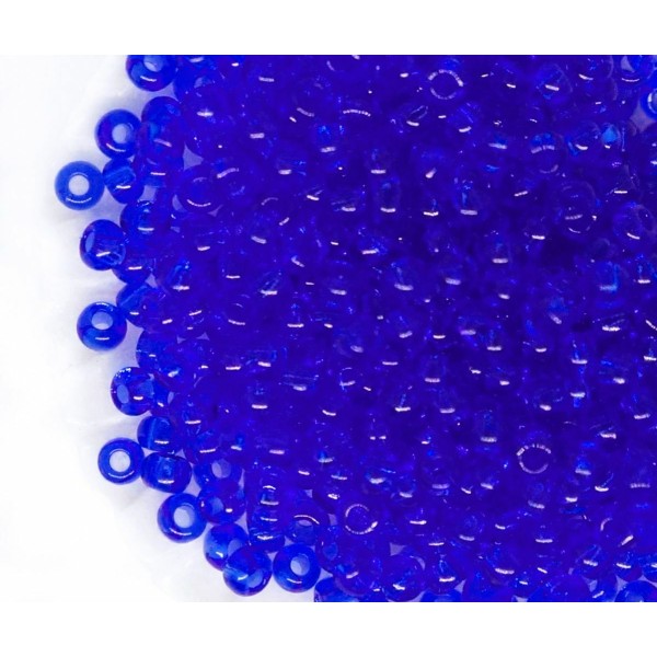 20g Cristal Saphir Bleu Perles de Rocaille PRECIOSA Perles De Rocaille Rondes En Verre Tchèque Perle - Photo n°1