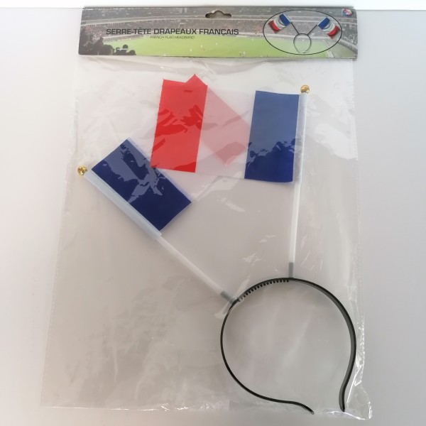 Serre-tête drapeaux de France : Pour vous  accompagner lors de vos match entant que supporter. - Photo n°1