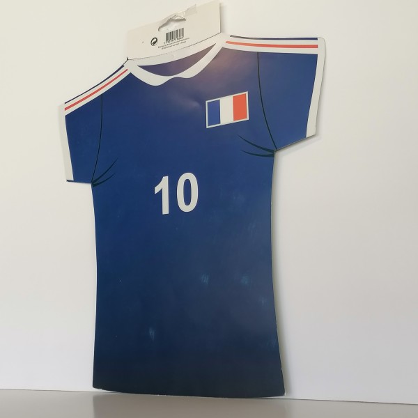 T-shirt de France numéro 10 en carton - Fabriqué en France - Photo n°1