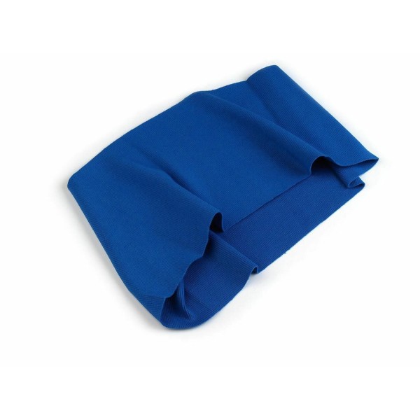 1 pièce (TRS058) tricot côtelé / élastique bleu bébé - tube 16x80 cm, mercerie - Photo n°4