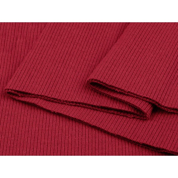 1pc (04) Tissu en tricot côtelé / élastique American Beauty-tube 16x80 cm, mercerie - Photo n°3