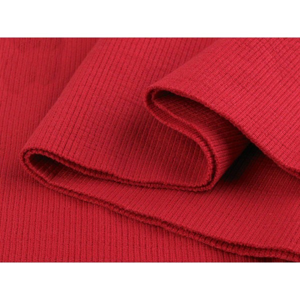 1pc (04) Tissu en tricot côtelé / élastique American Beauty-tube 16x80 cm, mercerie - Photo n°4