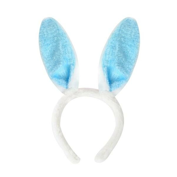 1pc Blue Easter Bunny Ears Headband Kids Costume de coiffure, Cosplay, Accessoires pour cheveux, Cad - Photo n°1