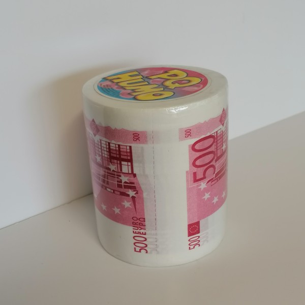 1 rouleau de papier toilette billets de 500 euro - Humour Idées cadeaux - Photo n°1