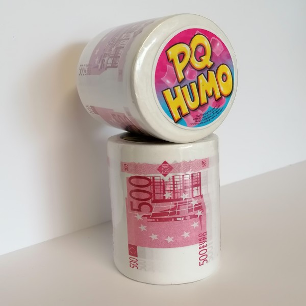 Lot de 2 rouleau de papier toilette billets de 500 euro - Humour Idées cadeaux - Photo n°1
