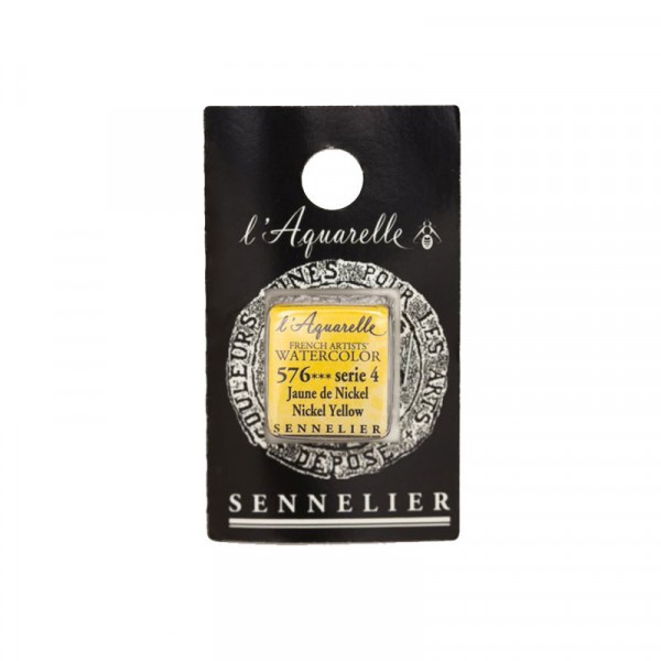 Aquarelle Extra-Fine 1/2 Godet Jaune de Nickel Sennelier - Photo n°1