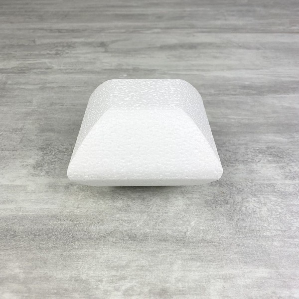 Petit Socle Coussin en polystyrène blanc, Largeur 10 cm x Epais. 7cm, 28 kg/ m3, dummy pour centre d - Photo n°3